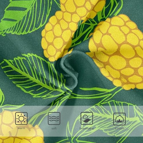 Yellow Raspberries Green Leaves Little Girl Panties Girls Underwear Toddler Cotton Personalized Briefs Undies Kids 2t3