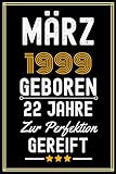Photo Gallery märz 1999 geboren: 22. geburtstag geschenke notizbuch für männer frauen, geschenke für 22 jährige bruder schwester freund Photo Gallery märz 1999 geboren: 22. geburtstag geschenke notizbuch für männer frauen, geschenke für 22 jährige bruder schwester freund