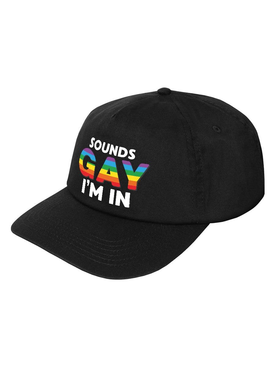 Grindstore Unisex Black Sounds Gay I'm In Cap