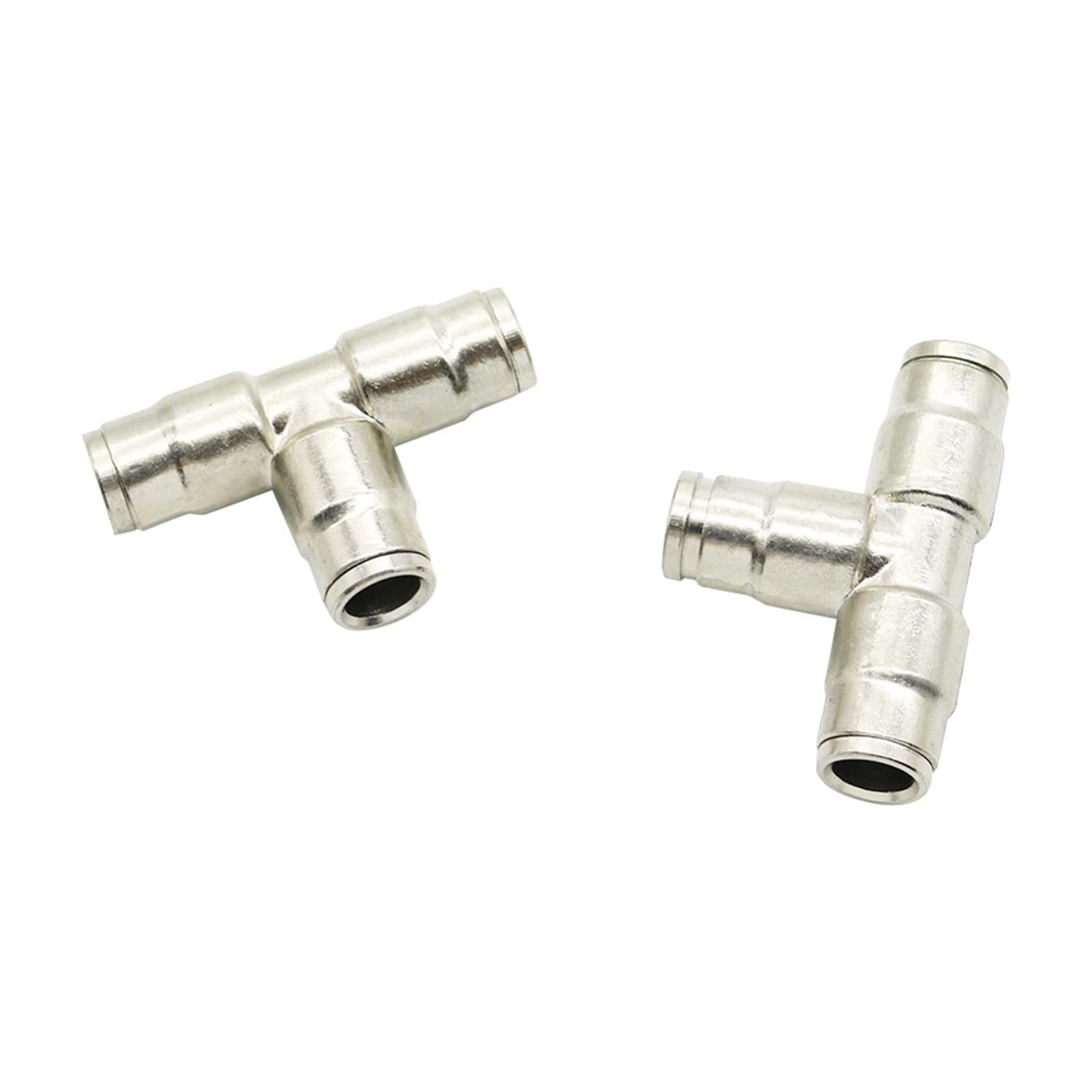 Raccordo per tubo da giardino da 3/8", giunto a T ad innesto rapido, con chiusura scorrevole per serre agricole, utilizzato per irrigare serre per raffreddare 10 pezzi
