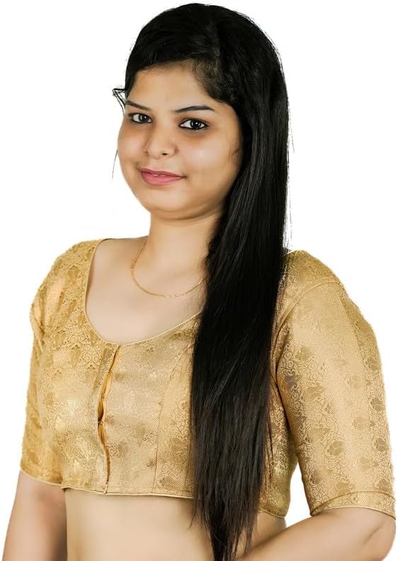 golden blouse for women