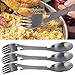 5 in 1 Utility Spork Outdoor Multifunctional Spoon Fork Bottle Can Opener Camping Utensil for Picnic, Hiking, Fishing, Backpacking