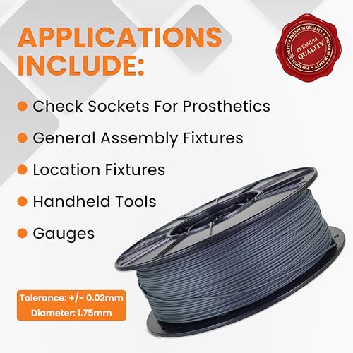 Image of 3D-Fuel Tough Pro PCTG Filament for 3D Printing, Better, Charcoal Gray