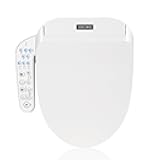 KERDE Electric Bidet Toilet Seat,Bidets For Existing Toilets,Rlongated,One-click Intelligent Operation, Warm Water Cleaning,Slow Close,Seat Cushion Keep Constant Temperature In Winter (Armrest)