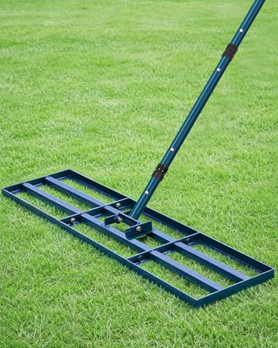 Lawn Leveling Rake, 45x10 Inch Yard Leveling Rake for...