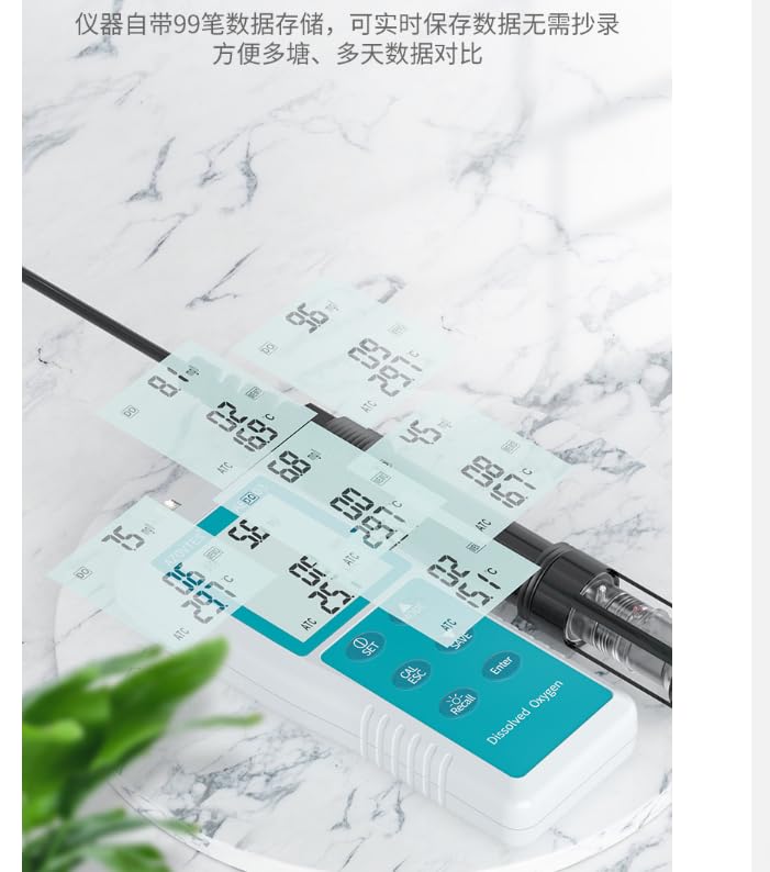 AE8403 Portable Dissolved OxygenDetector Water OxygenContent Aquaculture OxygenDetector