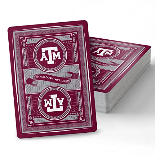 Image of YouTheFan NCAA Officially-Licensed Playing Cards - Original Artwork on All face Cards and Jokers - Team's Official Colors - Quality Linen Texture - Designed in The USA