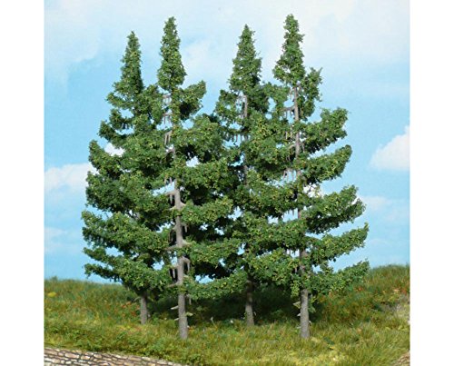 Preisvergleich Produktbild Heki 2122 Einseitige Tannen, 4 Stück, Höhe 17 cm, Mehrfarbig
