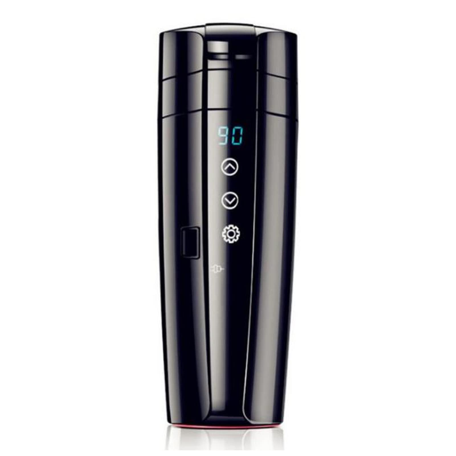 Taza Termo Pantalla de calefacción de automóviles portátil 400ml Pantalla táctil de Acero Inoxidable de Acero Inoxidable Digital Calentador de Agua Cup Hervidor de Coche Taza Termo Cafe