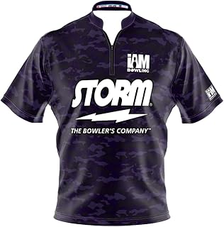 Logo Infusion Dye-Sublimated Bowling Jersey (Sash Collar) - I AM Bowling Fun Design 2043-ST - Storm - CAMO (3X-Large)