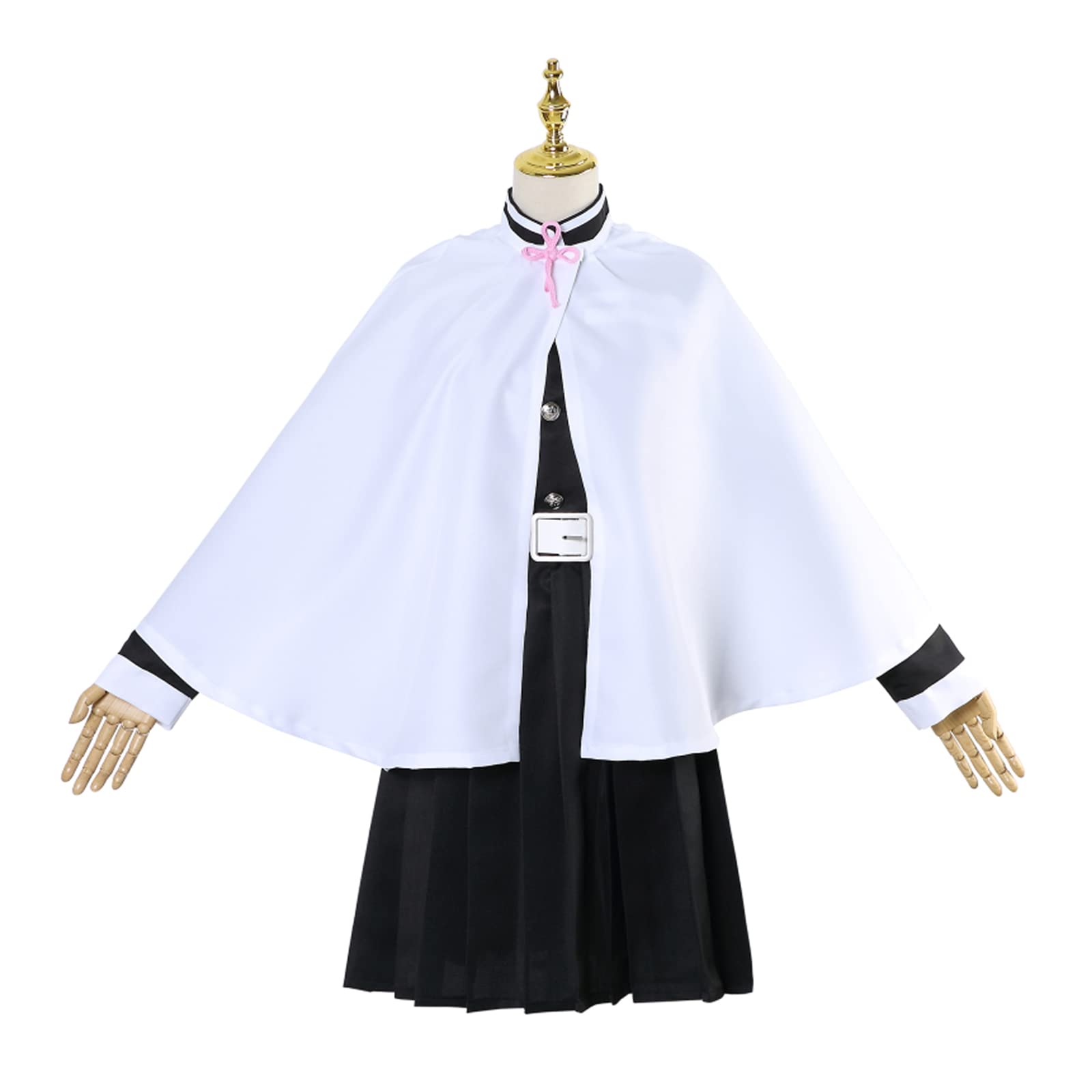 Photo 1 of Demon Slayer Anime Kimono Robe Halloween Cosplay Costume Set,Adult Size 5 XX-Large Tsuyuri Kanao