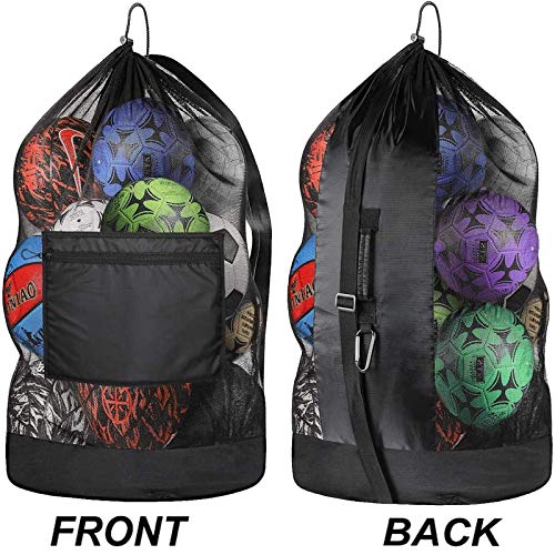 image for Kitdine Extra Large Ball Bag,Duty Mesh Equipment Bag,Adjustable Should