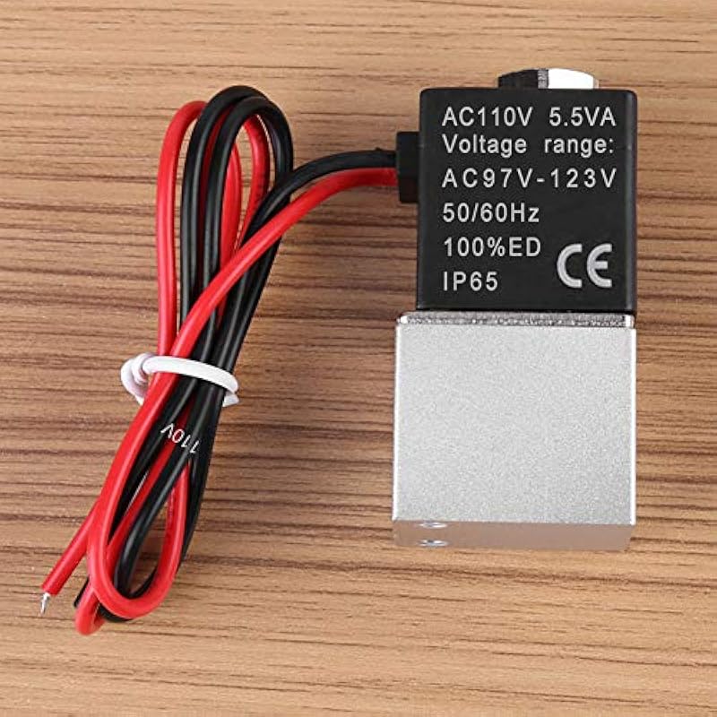 Beduan 2 Way Normally Closed AC 110V Electric Solenoid Air Valve 1/4 NPT 1/4"NPT 110V 상세이미지 4
