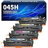 Vous recevrez : un lot économique de cartouches de toner 045H (lot de 4), comprenant 1 cartouche 045H noir, 1 cartouche 045H cyan, 1 cartouche 045H magenta et 1 cartouche 045H jaune.