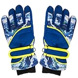 OVOY Kids Winter Thermal-Warm Gloves - Windproof Ski-Gloves Outdoor Snowboarding Gloves for Outdoor Activities