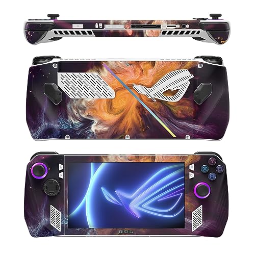 Image of MightySkins Skin Compatible with Asus ROG Ally - Swirl Galaxy | Protective, Durable, and Unique Vinyl Decal wrap Cover | Easy to Apply, Remove, and Change Styles