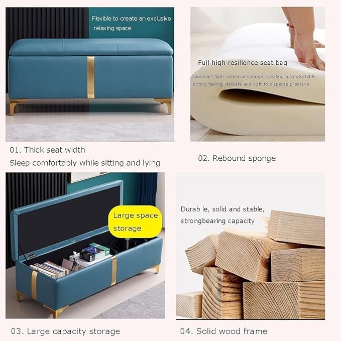 Banco de maquillaje comodo y sillon largo para organizar calzado 5