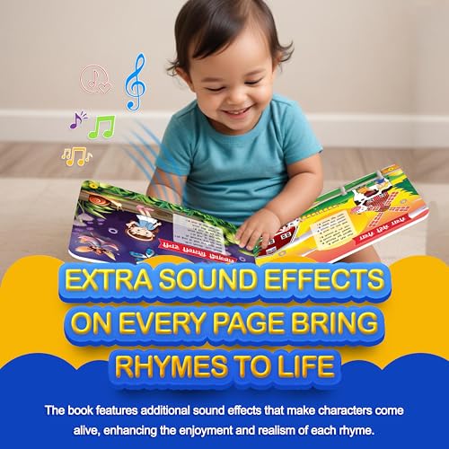 Image of Kiddale inchGungunate Bachon Ke Balgeet inch Musical Sound Book - 12 Popular Hindi Rhymes with Music & Pictures for Early Learning and Fun