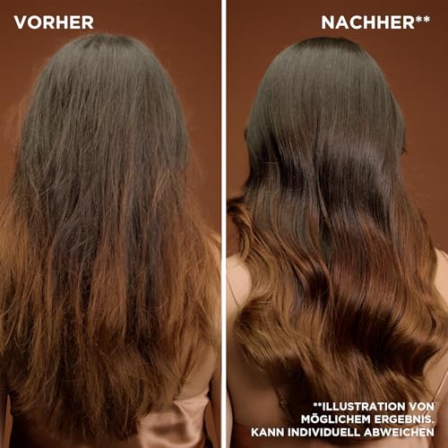 Foto von Wahre Schätze Glanzverleihende 1-Minute Haarkur für trockenes und glanzloses Haar, Mit Arganöl und Cameliaöl für Glanz und Geschmeidigkeit, Vegane Formel, 1 x 340 ml
