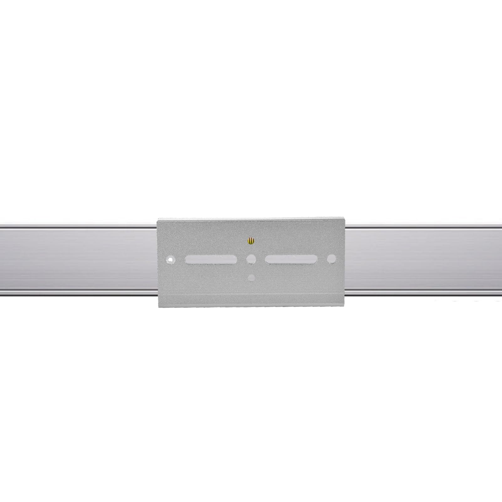 35mm Aluminum Din Rail Fixed Clamp, Fasten Clip Relay Mounting Width Snap Universal Mounting Brackets Rail Fixed Clamp for Relay Mounting(100mm Frosted)