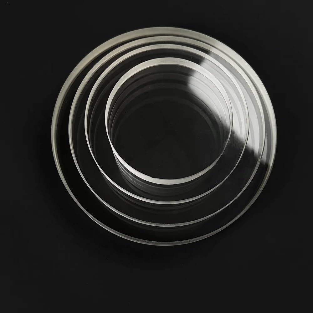 Tarcza Wziernika Borokrzemowego O Grubości 10 Mm, Odporna Na Temperaturę 500 ℃, Średnica 110–200 Mm, Okienko Zbiornika Przemysłowego, 1 Szt.(Diameter 165mm)