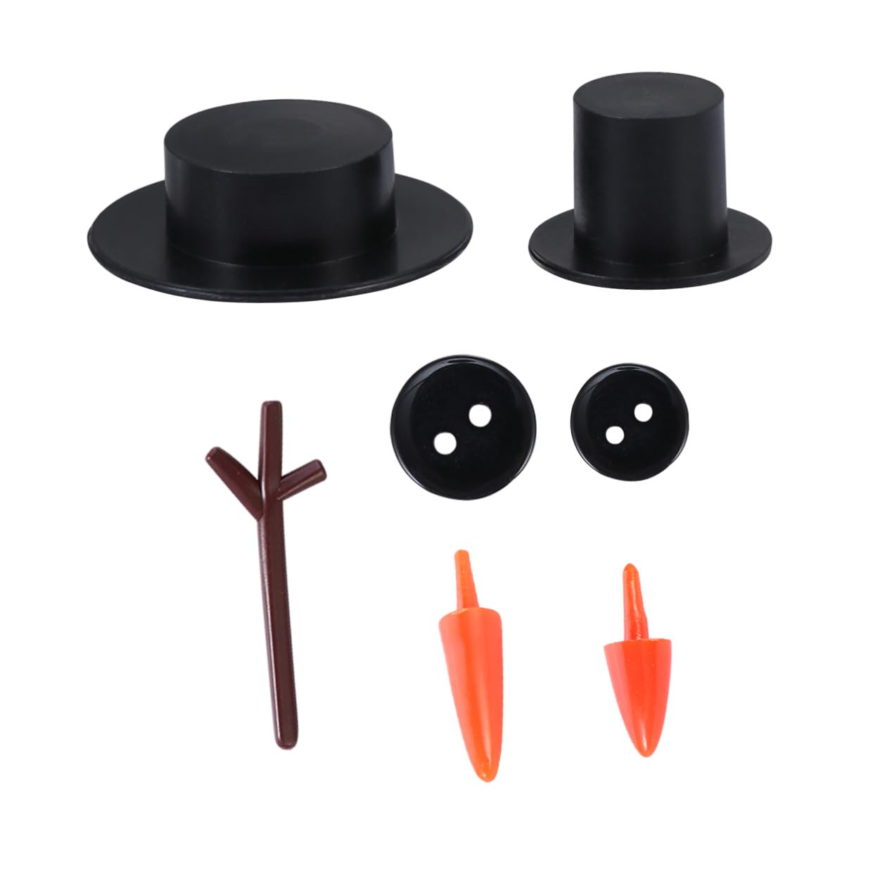GARVALON Kit Fai da Te 600 Pezzi per Pupazzo di Neve Accessori Natalizi Set Creativo per per Attività Artigianali a Casa e Asilo Materiale Completo per Decorazioni Festive