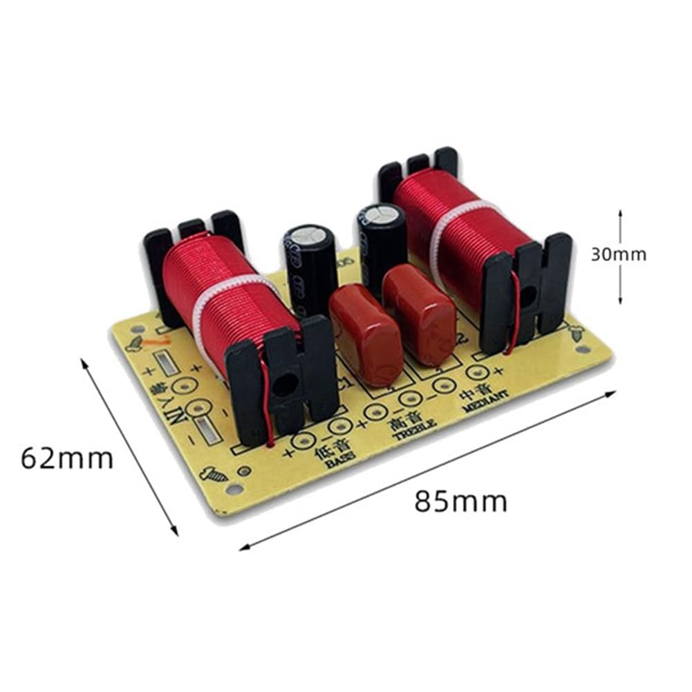 Modulo Filtro Crossover HiFi da 150 W Divisore di Frequenza per Altoparlanti A 3 Vie per Altoparlanti Domestici DIY Alti