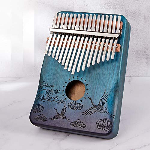 KIKIRon-MusicalInstrument Pouce Piano KOA Bois Grue Motif 17 Touches Kalimba Portable Débutant Finger Piano-Forme Ronde… - Les Beatles, Paul McCartney, John Lennon, RIngo Starr, George Harrison KIKIRon-MusicalInstrument Pouce Piano KOA Bois Grue Motif 17 Touches Kalimba Portable Débutant Finger Piano-Forme Ronde… – Image 5
