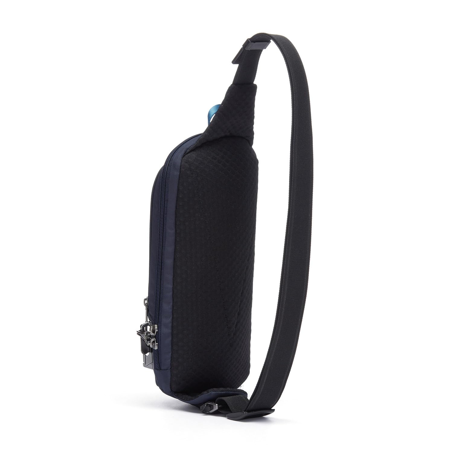 Pacsafe Unisex-Adult Vibe 150 2,2 litra antykradzieżowa torba crossbody, zamykane zamki błyskawiczne, bezpieczny bagaż RFID, torba kurierska, ocean, jeden rozmiar, Ocean, Rozmiar Uniwersalny