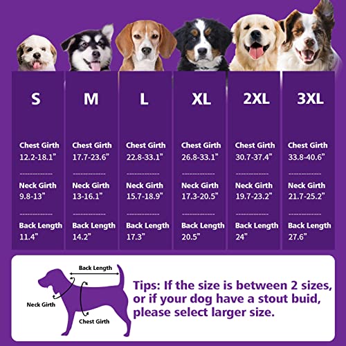 Image of Fragralley Dog Coat Small, Waterproof Dog Jacket with Warm Fleece Lining, Adjustable Reflective Dogs Winter Coat, Turtleneck Pet Coats for Cold Weather (Purple S)