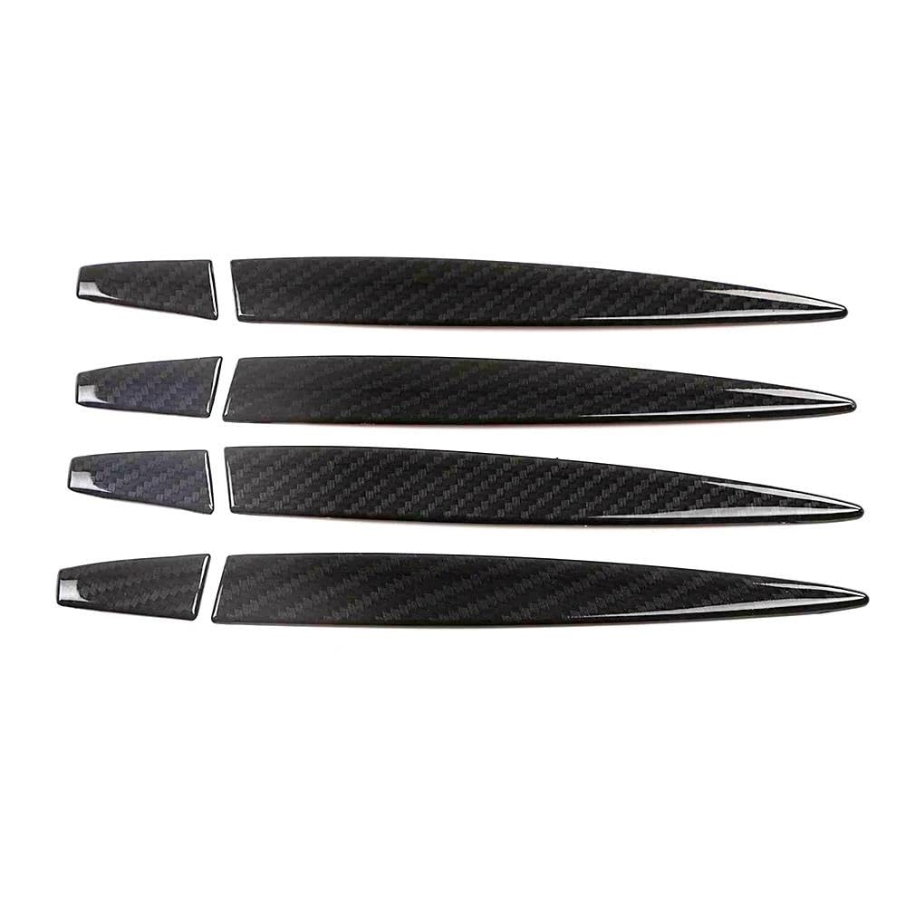 MTVTFECEWG Car Exterior Door Handle Cover Trim for X1 X2 X5 X6 F39 F48 F49 F15 F16 F85 F86 (Carbon Texture)