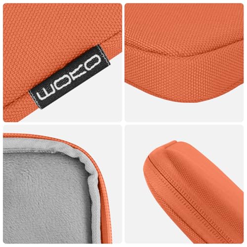 Image of MoKo 9-11 Inch Tablet Sleeve Bag Carrying Case Fits New 11inch iPad Air M4, iPad A16 2025, iPad Pro 11 M4, Air 5 /4 /3, iPad 10 /9 /8th Gen, Tab S8 /S9 11 inch, Tablet Carrying Case, Orange