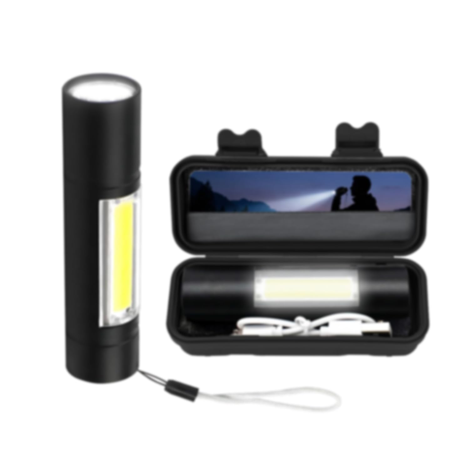 m212 torch with chargable with box