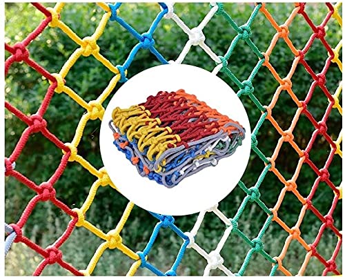 Red de Cercas de Jardín Red de Seguridad Colorida, Red de Protección Anti-caída, Red de Carga for Trabajo Pesado Red de jardín Red de Seguridad for Interiores y Exteriores Balcón Terraza Valla Red de