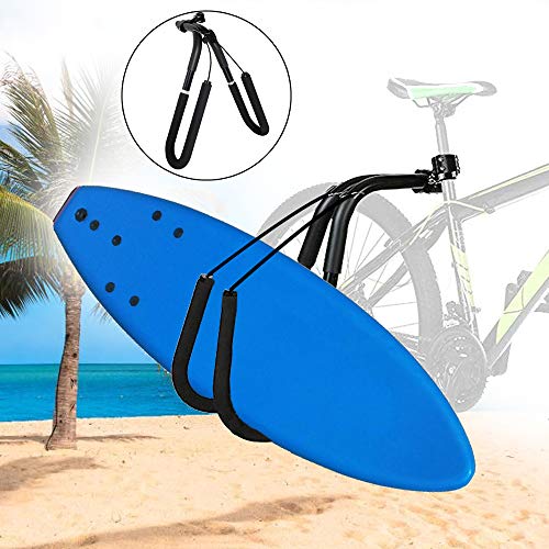 Codinter Surfboard Bike Rack, SUP Paddle Board Bicycle Carrier Windsurfing Racks Side Mount