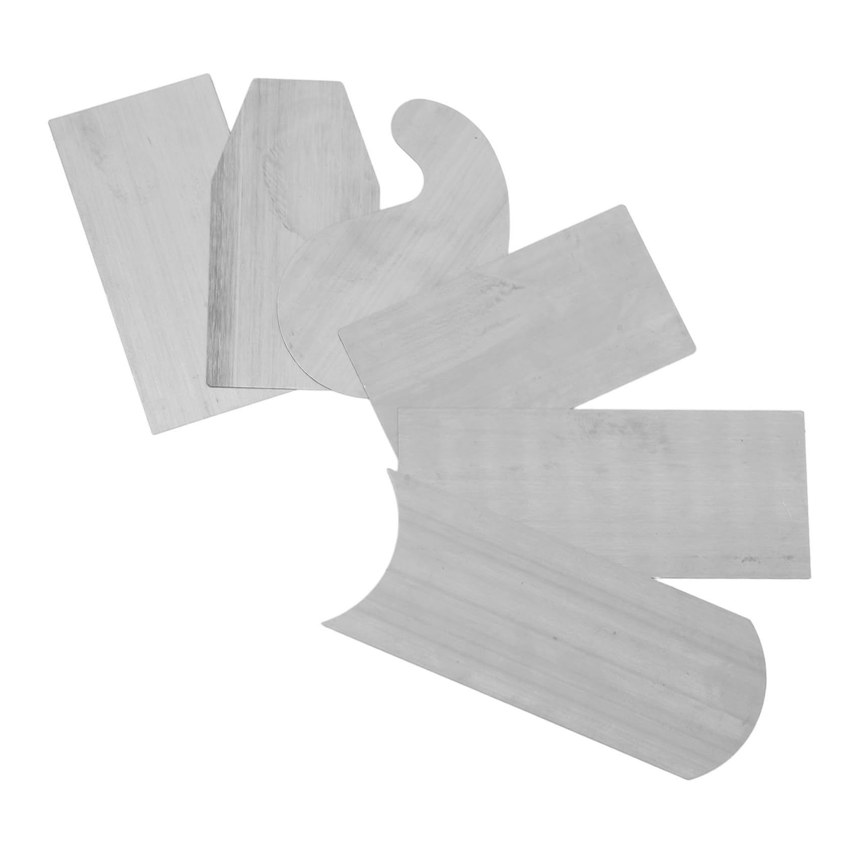 Raspadores de madera NUOBESTY juego de 6 herramientas gris claro para bruñido de carpintería