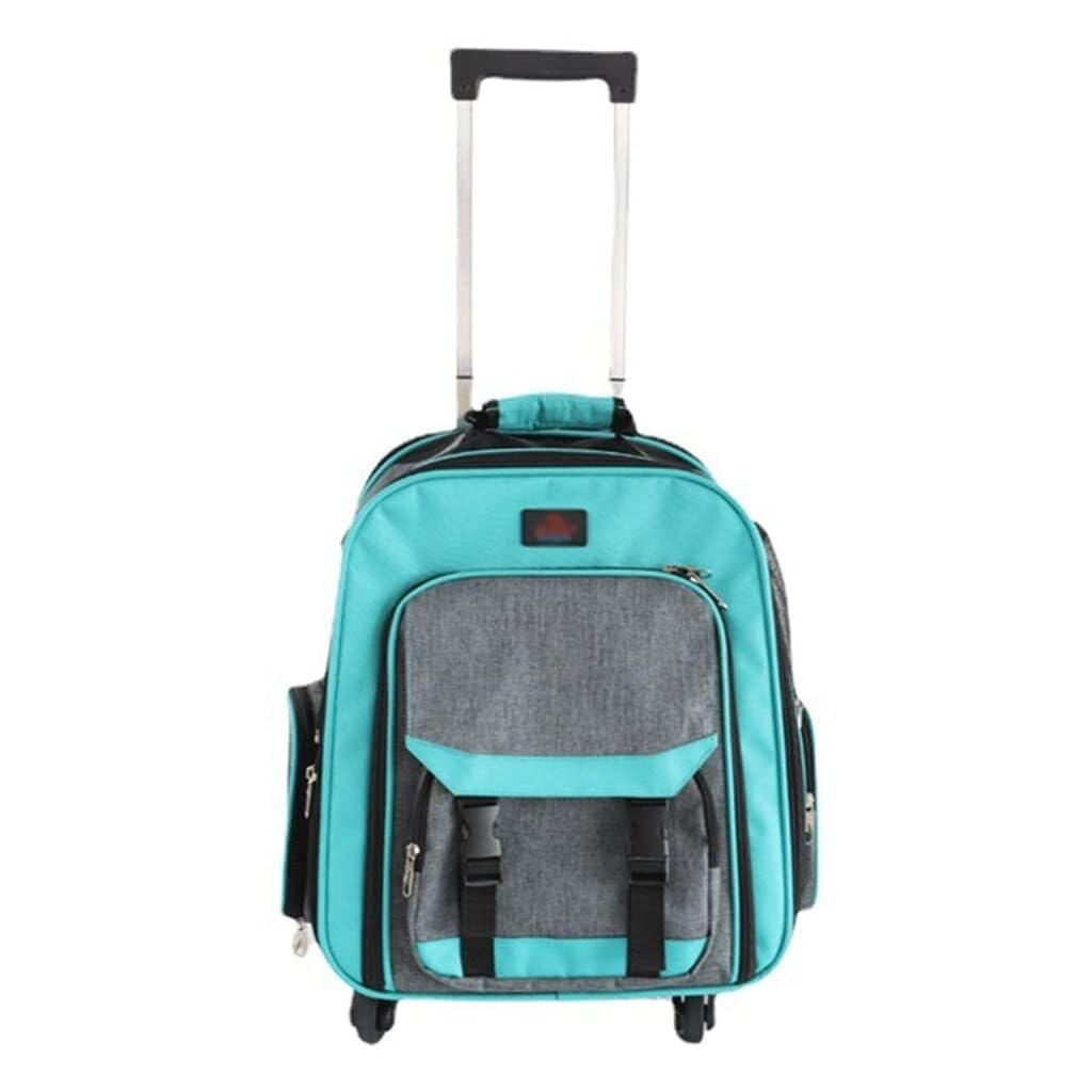 MIAOMI Mochila de Viaje para Mascotas con Ruedas, transportador Plegable para Perros pequeños y Gatos