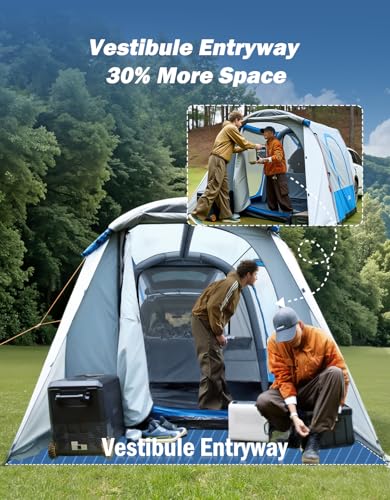 JOYTUTUS Inflatable SUV Tent with Pump