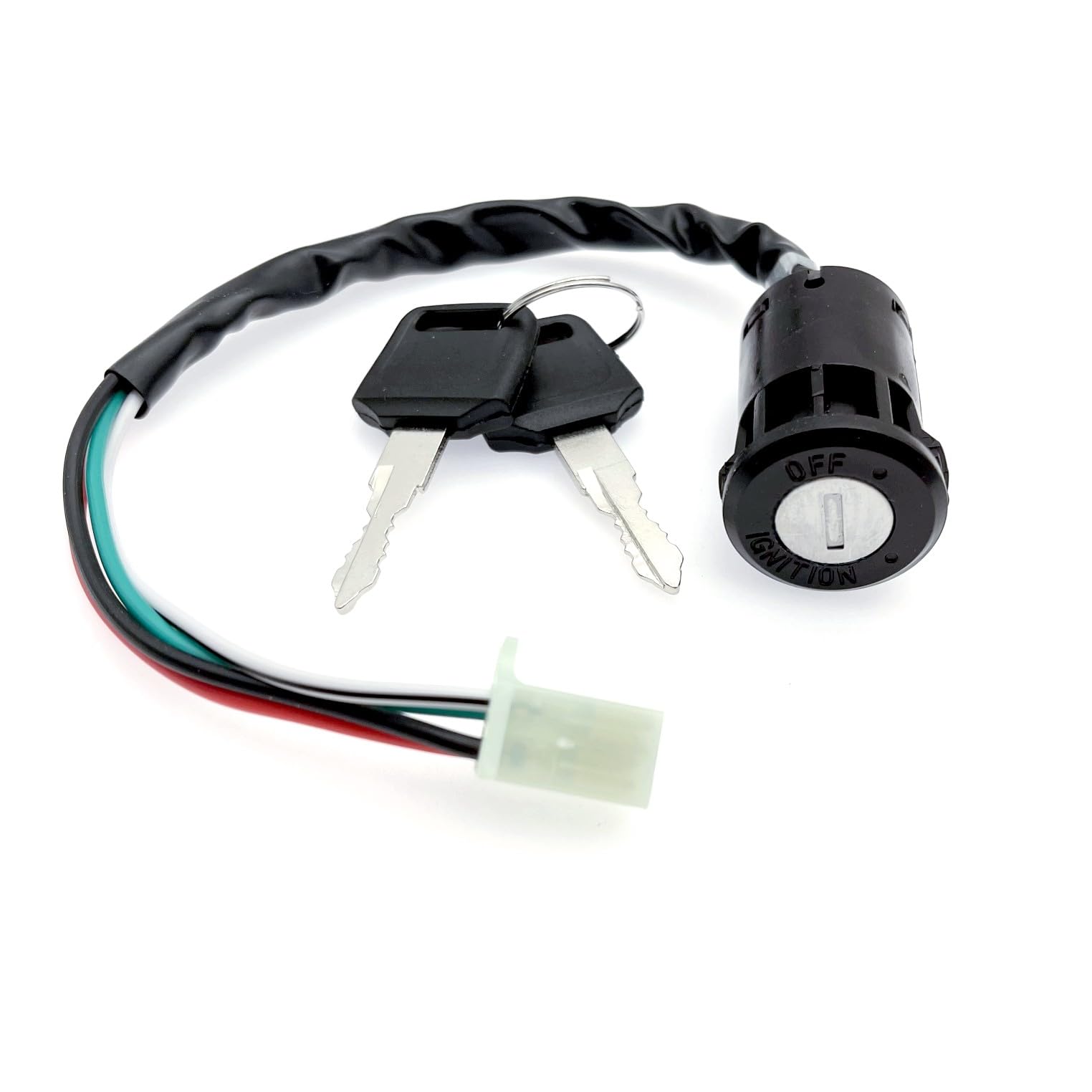 Cabilock Interrupteur Clé Allumage Étanche Fils Avec Clés Contacteur De