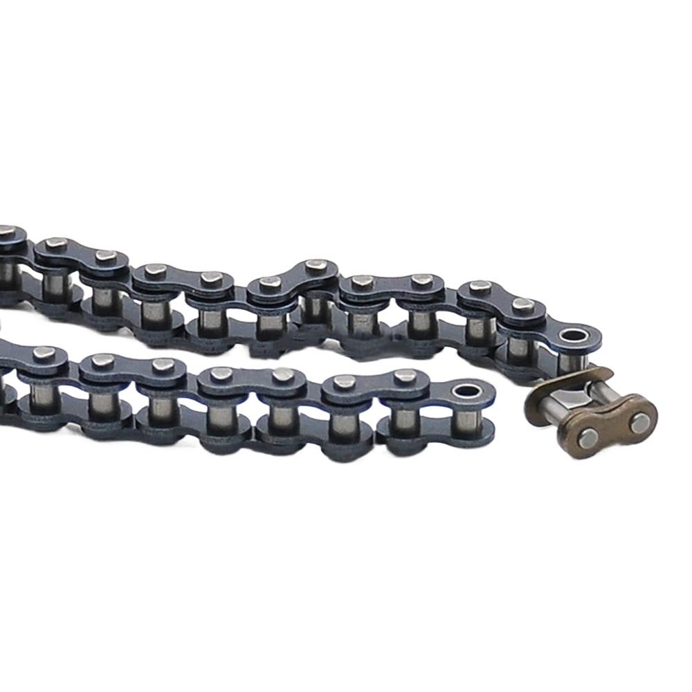 Rodillo de eslabón de unión Principal para Cadenas 05B-1 Cadena de Rodillos Conector de Cadena de transmisión Industrial de Acero al Carbono con Paso de 8 mm 5 Metros