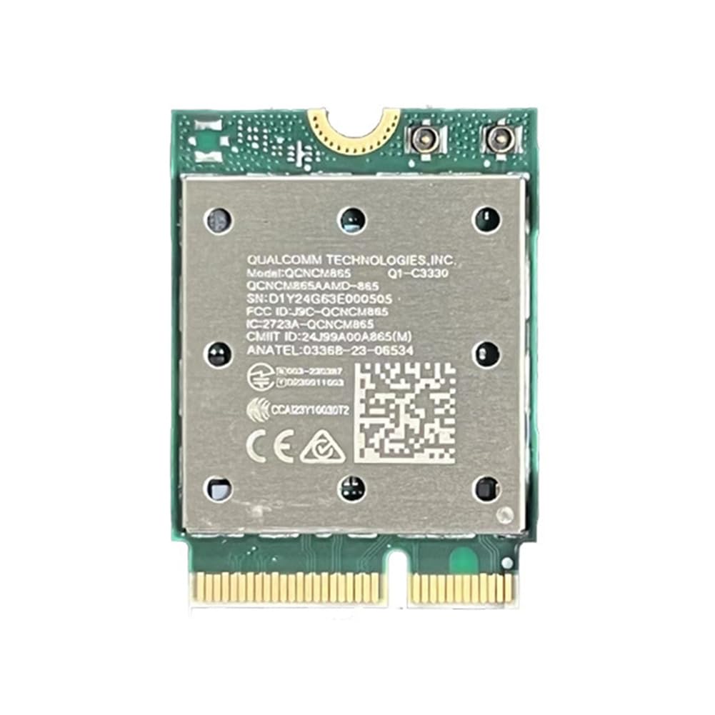 Scheda WiFi7 Tri Band QCNCM865 Bluetooth 5.4 Scheda WiFi Wireless Tri Band 2.4G/5G/6Ghz Adattatore di Rete Wireless per Win11 per 802.11be M.2 NGFF WLAN Scheda WiFi Solo per Win11
