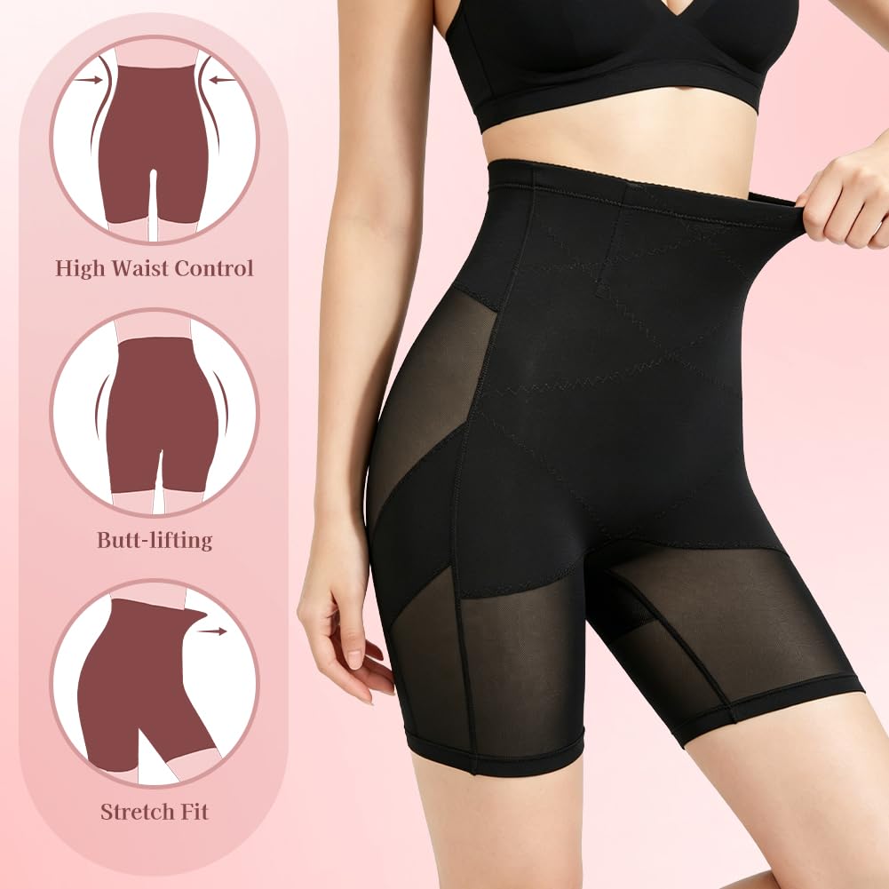 OSDUE Bielizna wyszczuplająca brzuch, bielizna wyszczuplająca, wysoka talia, bielizna modelująca figurę, dwuwarstwowe wsparcie nacisku do kontroli brzucha, legginsy modelujące sylwetkę, legginsy
