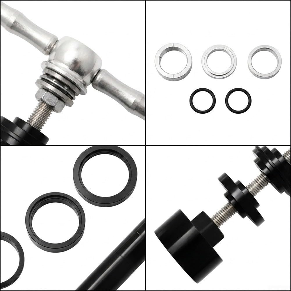 Utensile Pressa Cuscinetti Bici Lega Alluminio Nero | Lega alluminio robusta, acciaio anti-ruggine, compatibilità BB86/30/92, uso per professionale officina(B+Toolbox)