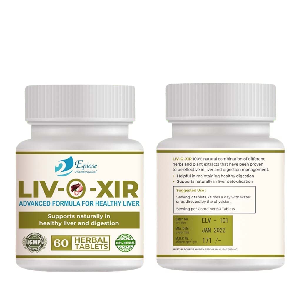 LIV-O-XIR- Natural detox for Fatty Liver (60 cap) (B09VN6KMB9) Amazon Price History, Amazon Price Tracker