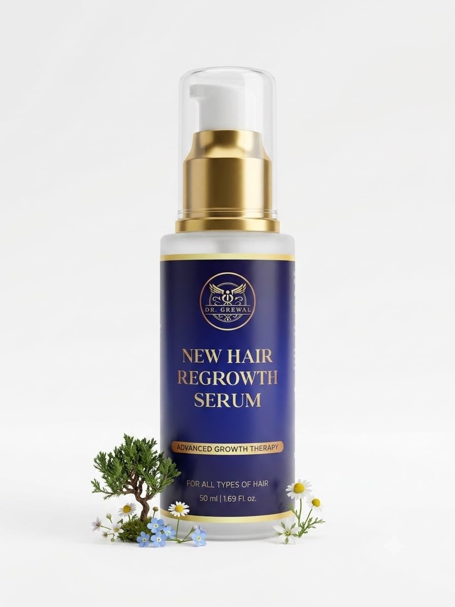 advanced hair growth serum for hair fall control and hair density with biotin & caffeine - 50ml