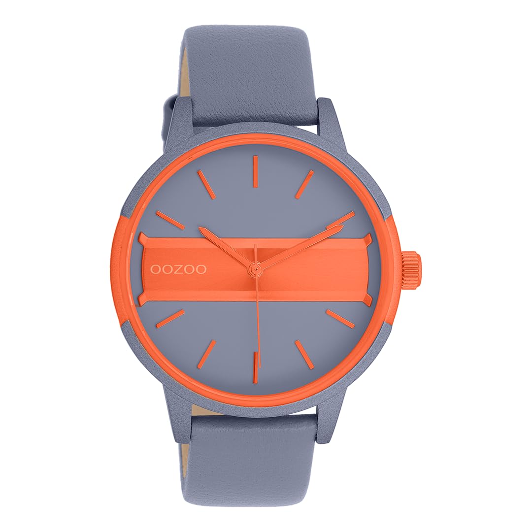 Oozoo Timepieces Damen Uhr| Armbanduhr Damen mit Lederarmband | Hochwertige Uhr für Frauen| Edle Analog Damenuhr in rund