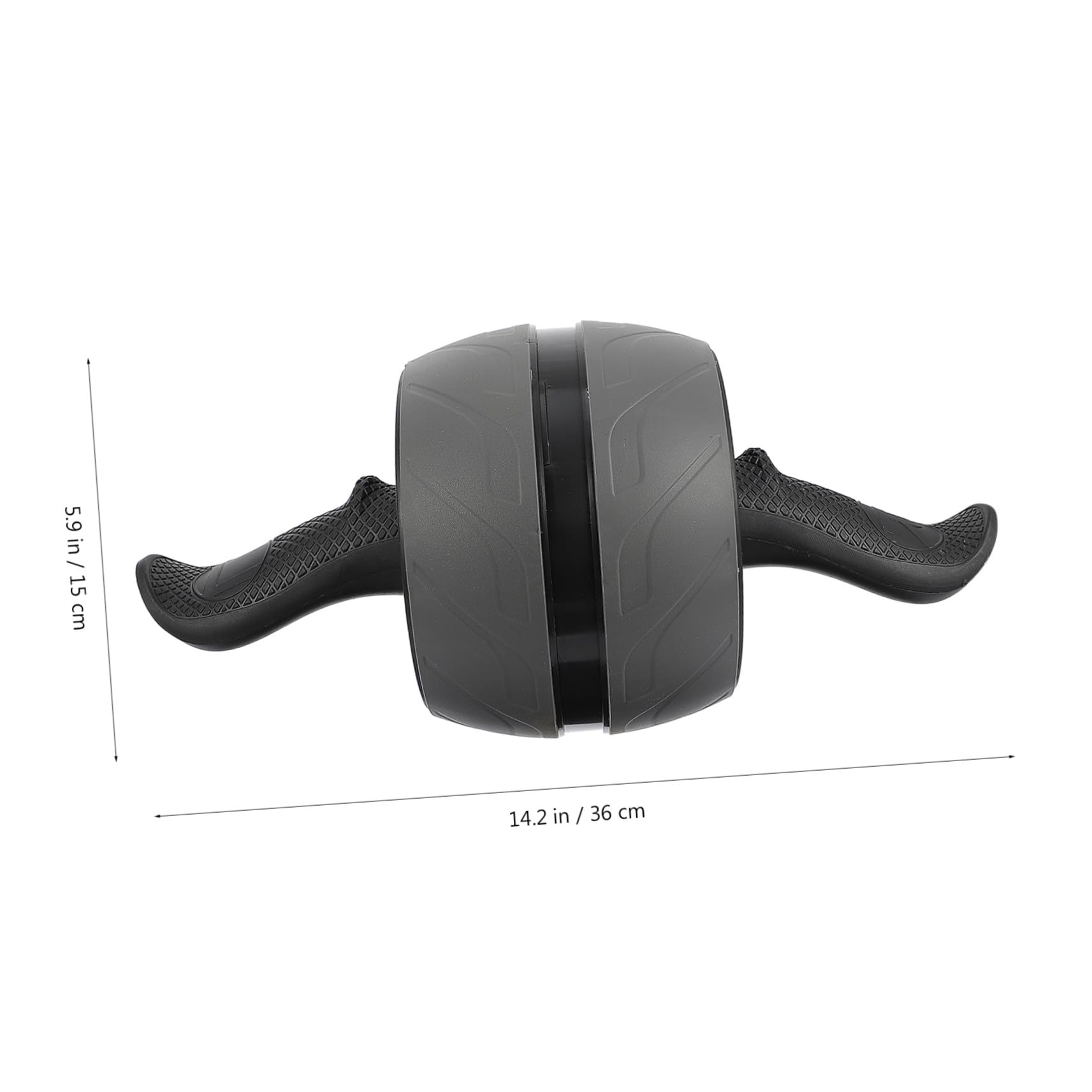 NOLITOY Rueda Abdominal Rodillo de Rueda con Alfombrilla Adicional para Entrenamiento de Abdominales de Uso Doméstico Equipo de Fitness para Ejercicios Básicos