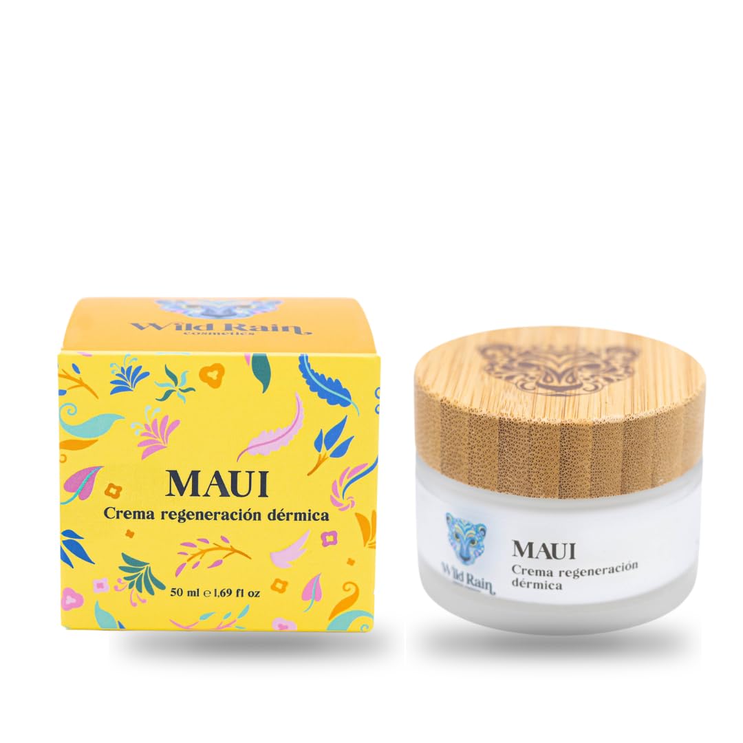 Wild Rain Cosmetics - Crema Antiedad con Colágeno y Manteca de Karité | Hidratante Intensiva Noche y Día | Piel Suave y Elástica | Absorción Rápida, 50 ml