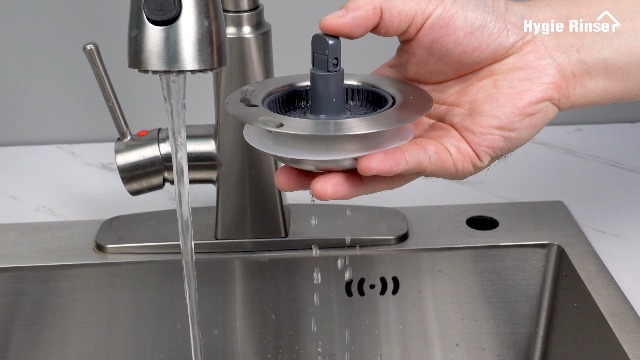 Colador universal para fregadero con tapón 3 en 1 miniatura 7