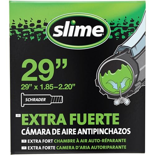 Slime 30058SL Bike Inner Tube Puncture Sealant, Self Sealing, Prevent and Repair, Schrader Valve, 40/57-406mm (20